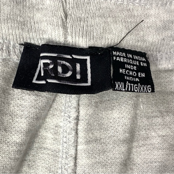 RDI Solid Pique Court Shorts in Heather Grey - Picture 4 of 6